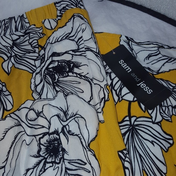 Sam and Jess Floral Strapless Jumpsuit Romper - Picture 5 of 6